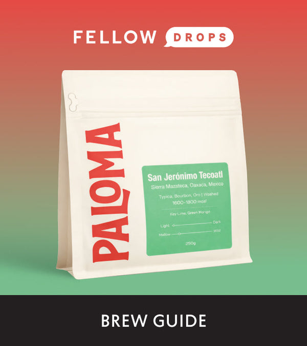Fellow's Take on San Jerónimo Tecoatl by Paloma | Brew Recipe