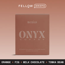Box of Mexico Mazateca Mujeres by Onyx Coffee Lab with notes of orange, fig, chocolate, and tonka.