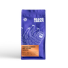 Purple coffee bag with a sloth, orange label—Panama Gissell Garrido by Bean & Bean Coffee Roasters.