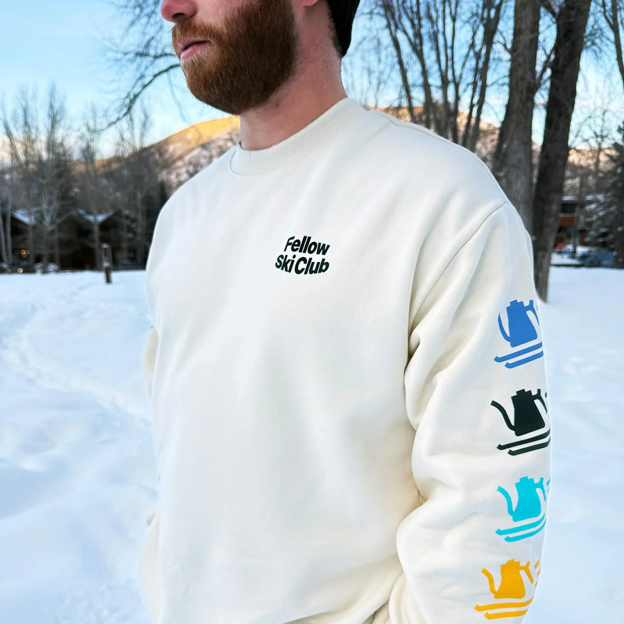 Fellow Ski Club Crewneck - Fellow Ski Club Crewneck - Ecru / L | Fellow - media