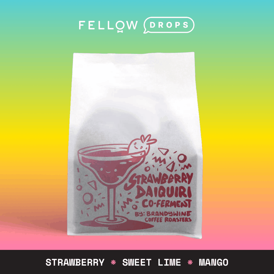 Spring Breakers Coffee Set by Black & White: strawberry, light roast, fruity coffee. - media