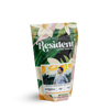 Resident Coffee Juan Puerta Mango bag with floral design and illustrated fruit accents.