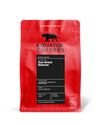 Equator Coffees’ Ethiopia Sun Dried Natural bag features a black panther logo.