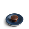 Stagg EKG Lid with Lid Pull - Stagg EKG Lid with Lid Pull - Stagg EKG / Stone Blue + Walnut | Fellow