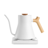 Stagg EKG Pro Electric Kettle - Stagg EKG Pro Electric Kettle - Matte White + Maple | Fellow