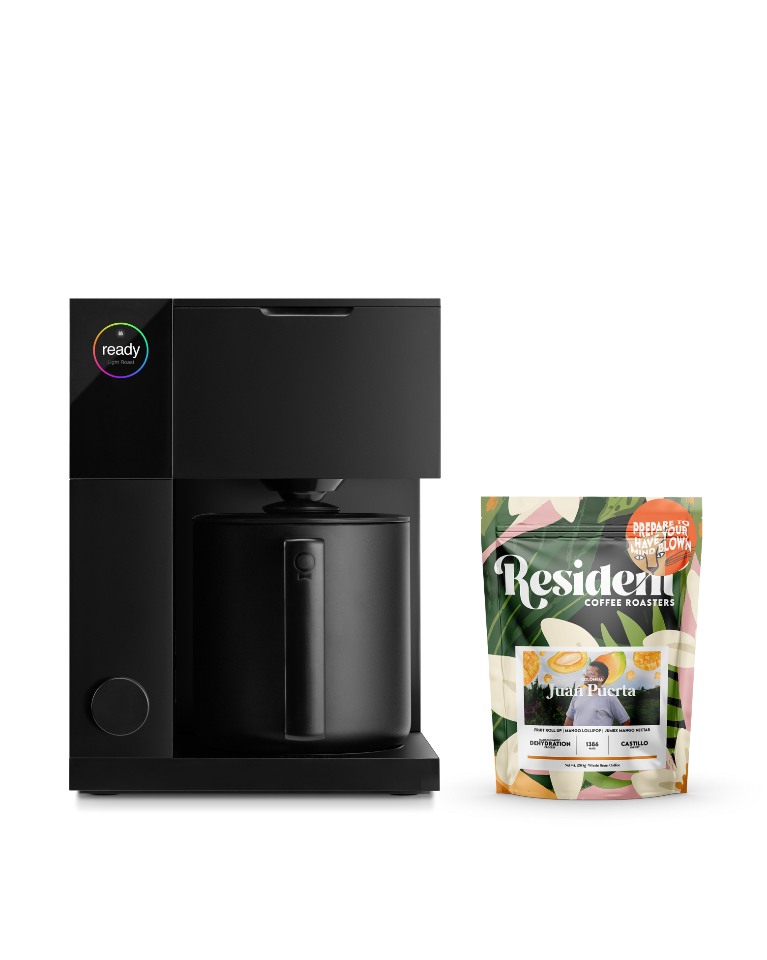Fellow’s Aiden Cold Brew Starter Bundle sits beside Juli Puerta on a clean white background.