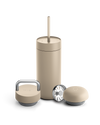 Fellow Carter 3-in-1 Lid System Mug—straw, handle, filter, silicone lid; gift box included.