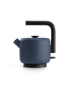 Fellow Clyde Electric Kettle in Storm Blue, 1.5L, black heat-resistant handle and base.