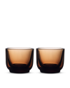 Two Pirch Espresso Glasses by Fellow on a plain white background.