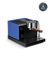 Fellow Espresso Series 1 in Marine Blue + Walnut, beginner friendly with consistent espresso.