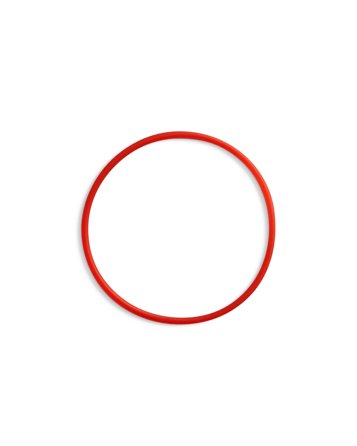 A Fellow Dispersion Block Seal, circular and red, set against a plain white background.