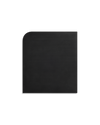 Black, ribbed square Series 1 Storage Pad—Fellow replacement rubber top for cup holder.