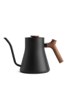 Fellow Stagg EKG Electric Kettle Replacement Body, Matte Black + Walnut, on white background.