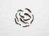 The Roaster's Red by Song Tea & Ceramics arranged in a circle on a white background.