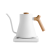 Rebrew Stagg EKG Electric Kettle - Rebrew Stagg EKG Electric Kettle - Matte White + Maple | Fellow