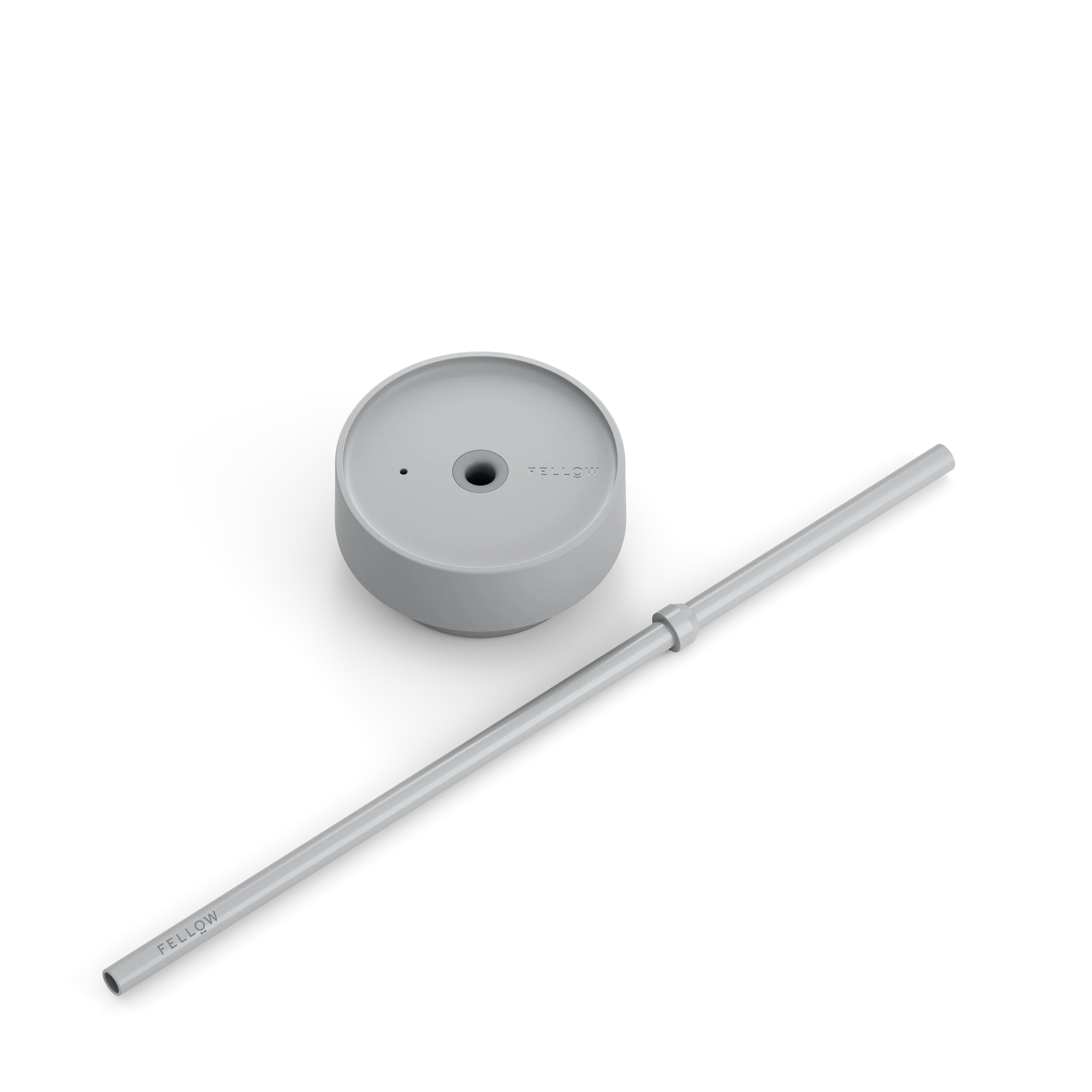 The Cold Lid + Straw - The Cold Lid + Straw - Matte Grey / 20 oz | Fellow
