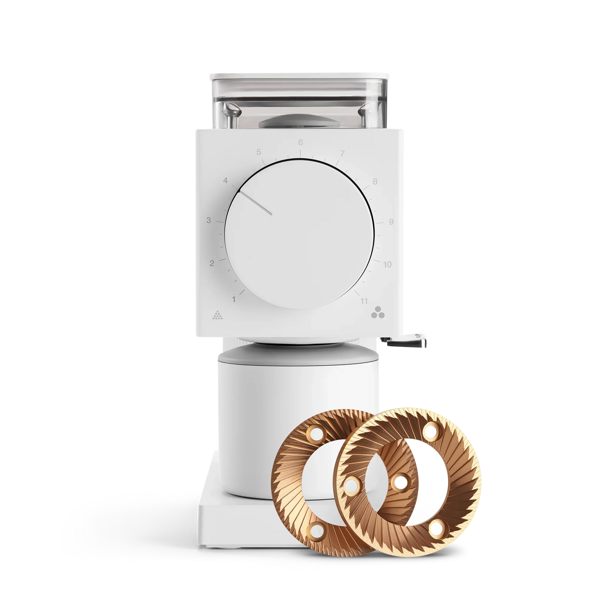 Ode Brew Grinder - Ode Brew Grinder - Matte White with Upgraded SSP Burrs | Fellow