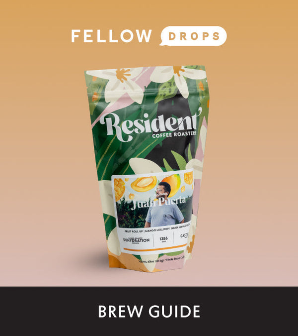 Fellow's Take on Juan Puerta Mango by Resident Coffee Roasters | Brew Recipe