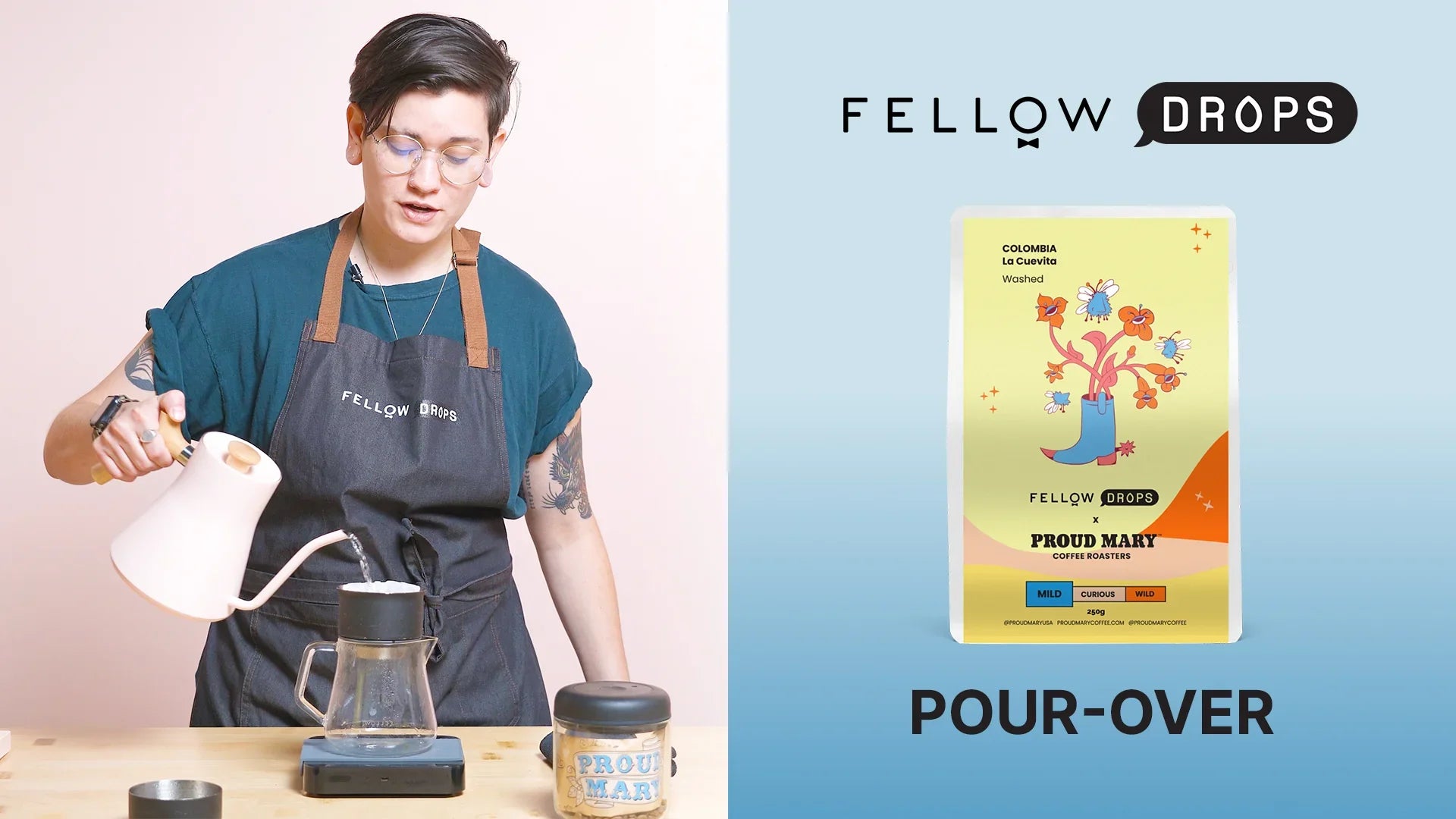 Fellow's Take on La Cuevita Colombia Washed from Proud Mary | Pour-Over Recipe | Fellow
