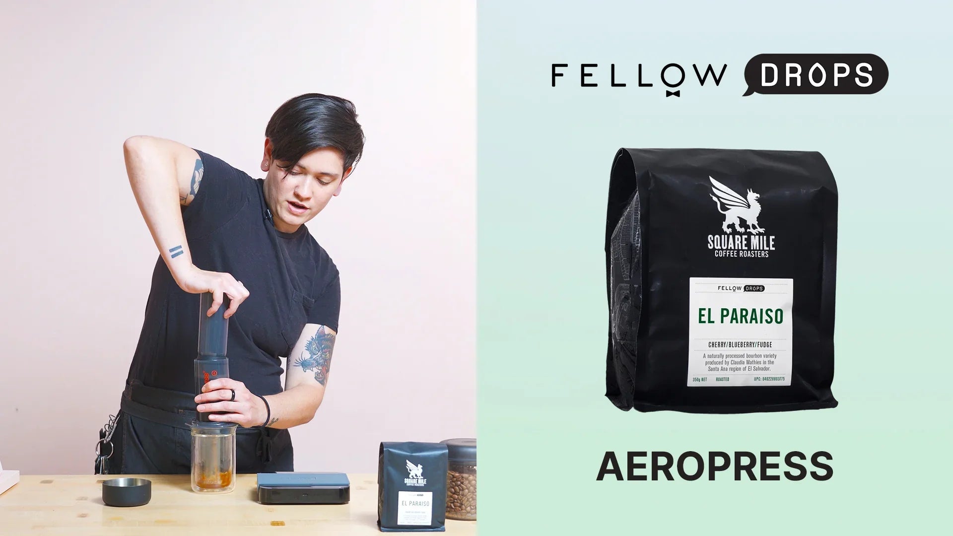 Fellow's Take on El Paraíso from Square Mile | Aeropress Brew Recipe | Fellow