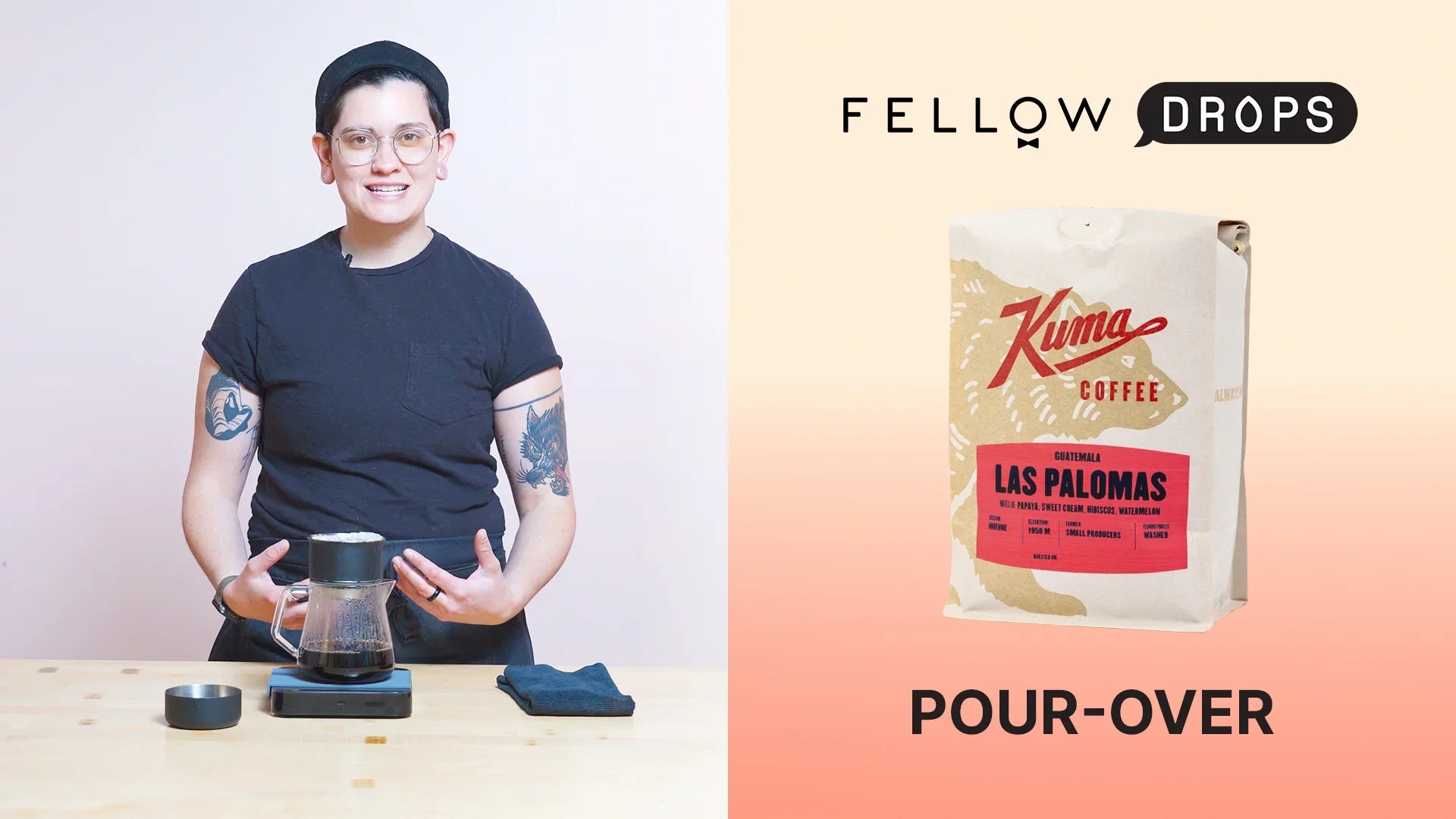 Fellow's Take on Guatemala Las Palomas from Kuma | Pour-Over Recipe | Fellow