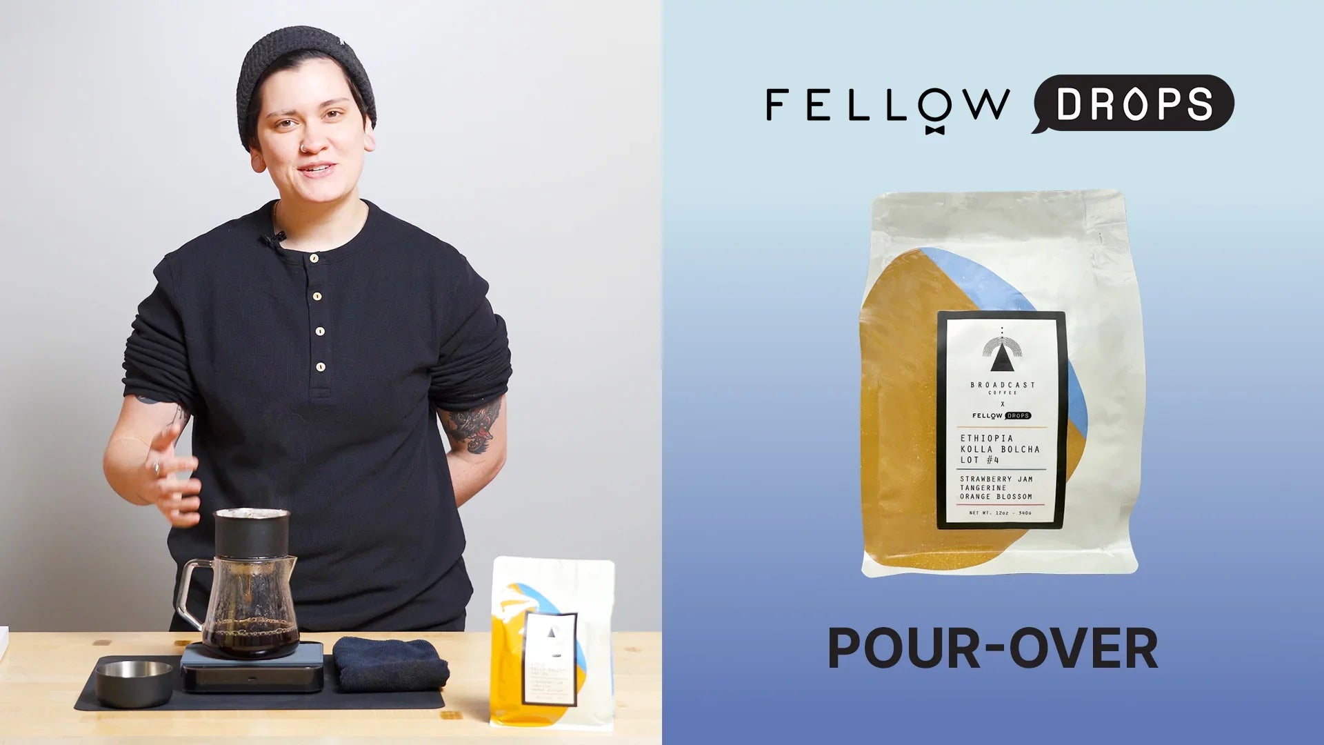 Fellow's Take on Ethiopia Kolla Bolcha Lot #4 from Broadcast | Pour-Over Brew Guide | Fellow