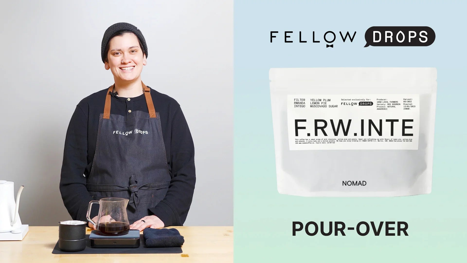 Fellow's Take on Rwanda Intego from Nomad | Pour-Over Brew Guide | Fellow