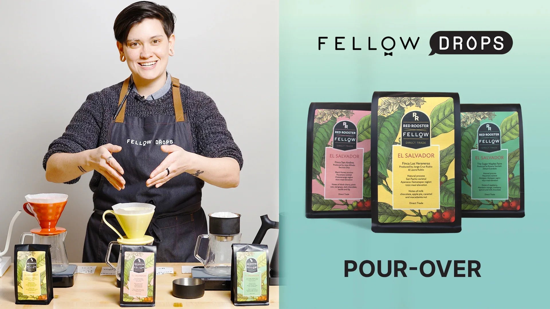 Fellow's Take on the Tour of El Salvador Set from Red Rooster | Pour-Over Brew Guide | Fellow