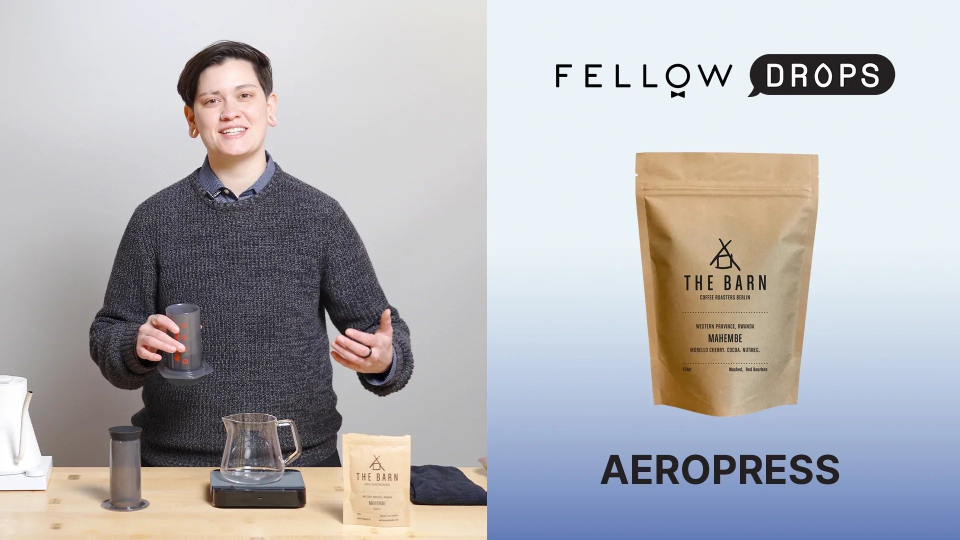 Fellow's Take on Mahembe from The Barn | Aeropress Brew Guide | Fellow