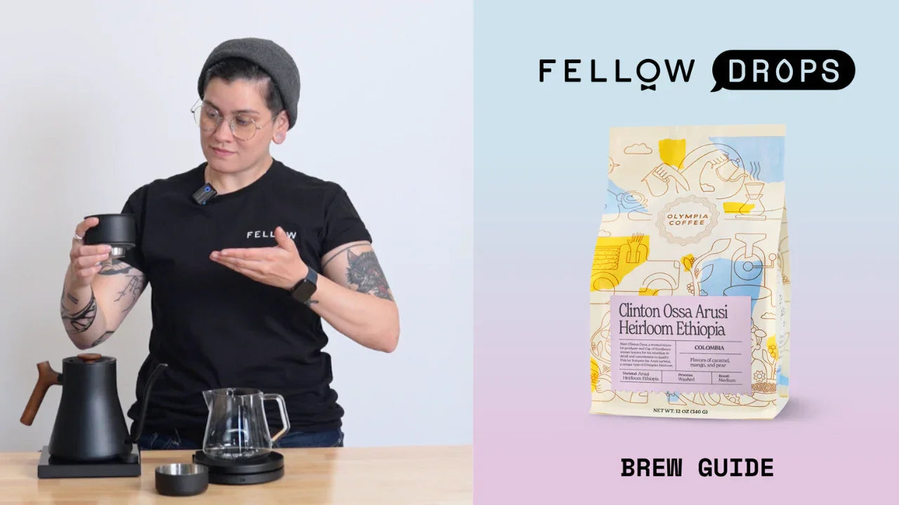 Fellow's Take on Clinton Ossa Arusi by Olympia Coffee | Brew Recipe | Fellow