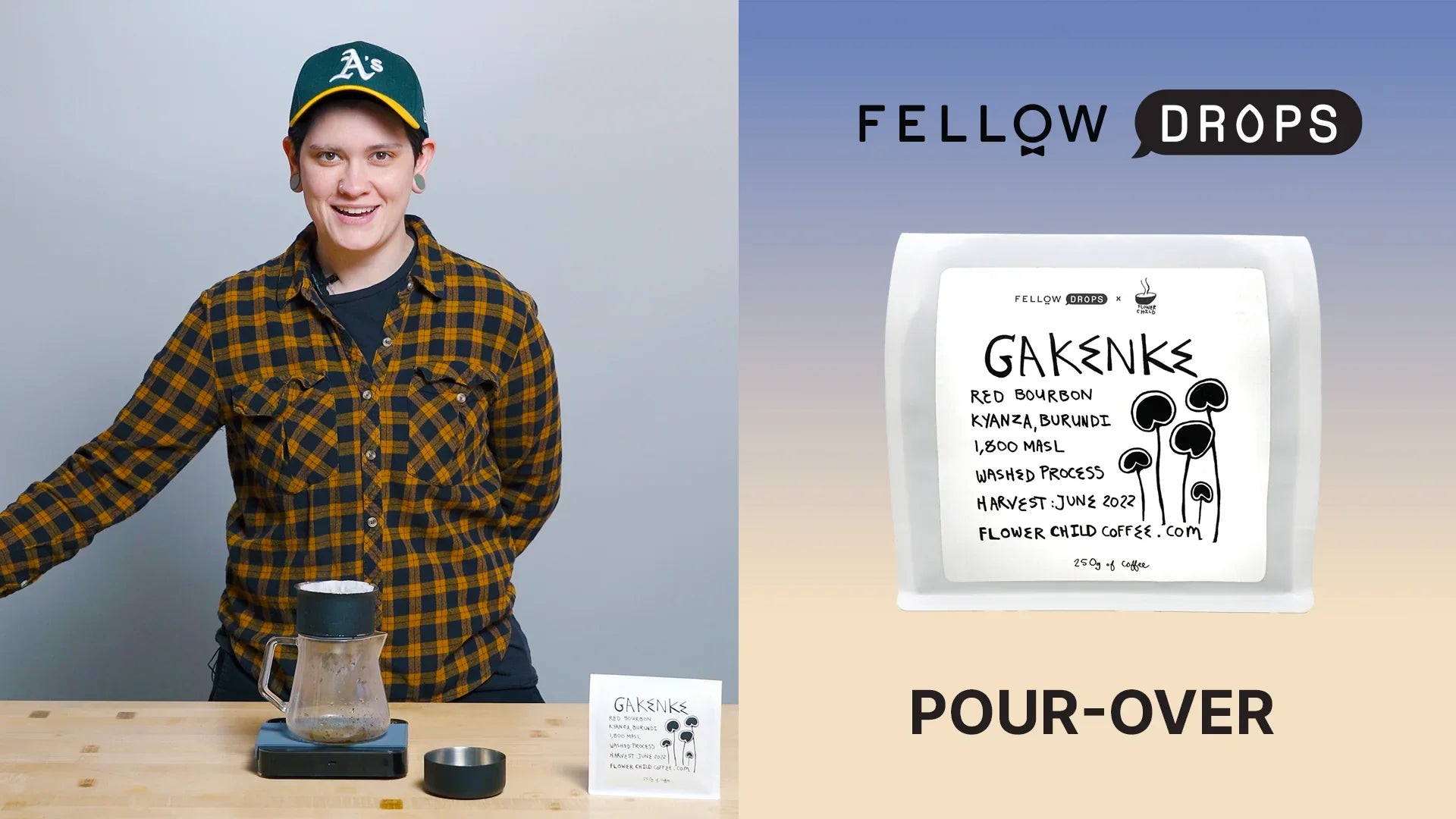 Fellow's Take on Burundi Gakenke Bourbon by Flower Child Coffee Roasters | Pour-Over Brew Guide | Fellow