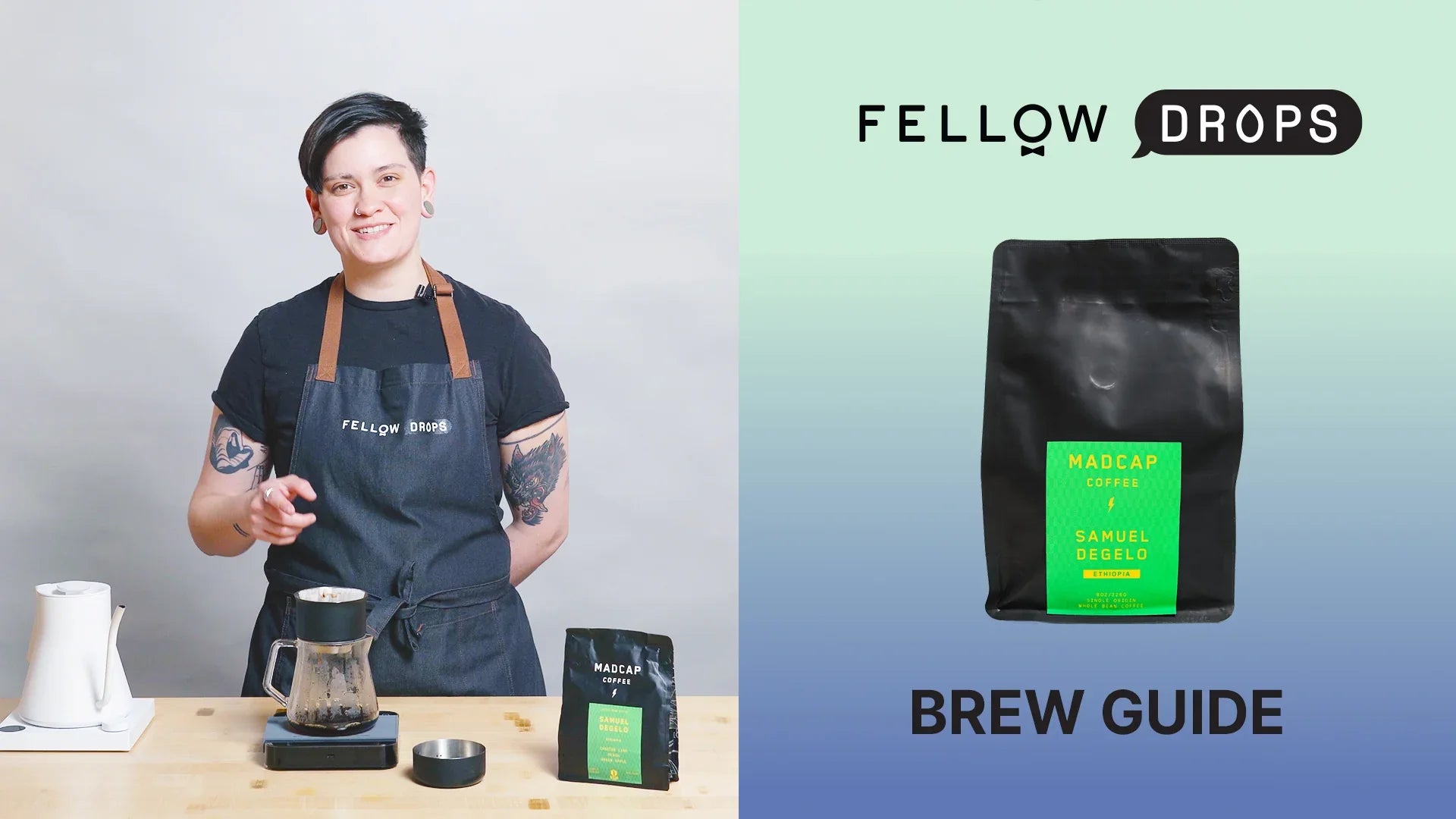 Fellow's Take On Ethiopia Samuel Degelo By Madcap Coffee | Pour-Over Brew Guide | Fellow
