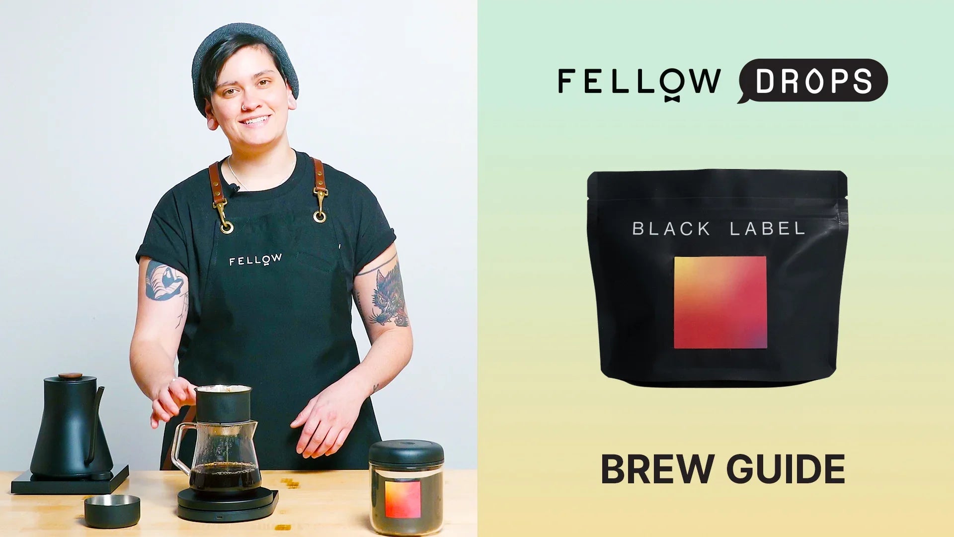 Fellow's Take On Ruben Vega Dynamic Cherry Gesha by Black & White | Brew Recipe | Fellow