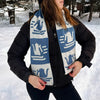 Fellow Ski Club Scarf - Fellow Ski Club Scarf - Ecru + Blue | Fellow