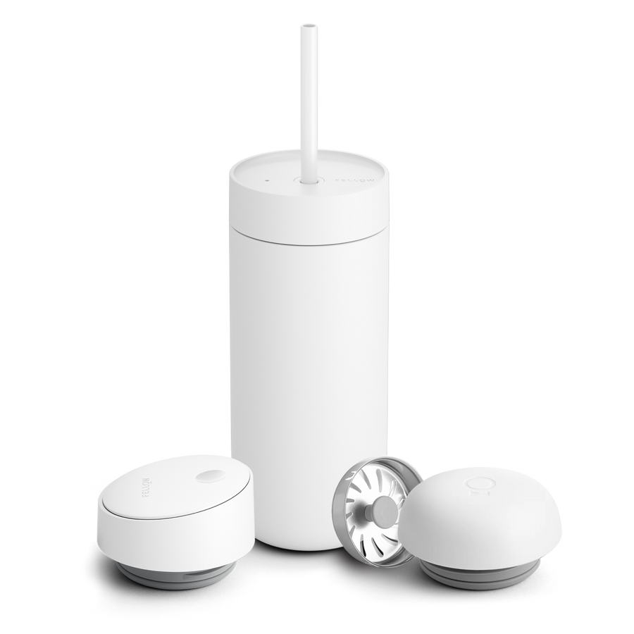 Carter 3-in-1 Sip System-Matte White-Fellow - media