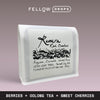 A white bag of Remera Burundian coffee by FLOWER CHILD COFFEE; notes: berries, oolong tea.