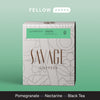 Savage Coffees Illumination: coffee with pomegranate, nectarine, and black tea notes.
