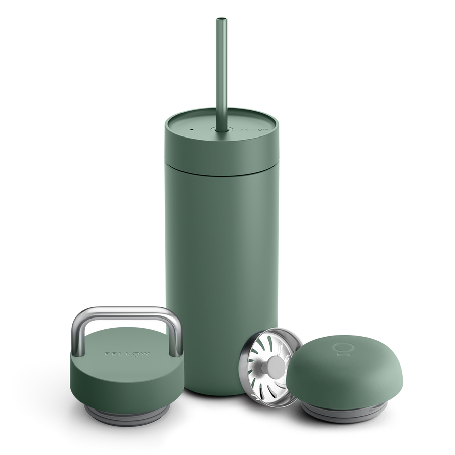 Carter 3-in-1 Lid System-Smoke Green-Move, Cold, and Carry-Fellow - media