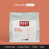 Bag of honey processed Costa Rica Don Joel Villa Sarchi coffee beans with origin and tasting notes.