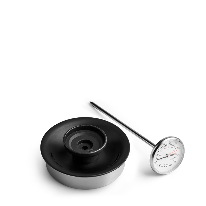 Stagg Stovetop Kettle Replacement Lid & Thermometer - Stagg Stovetop Kettle Replacement Lid & Thermometer - Matte Black | Fellow