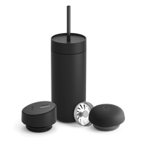 Carter 3-in-1 Lid System - Carter 3-in-1 Lid System - Matte Black / Move, Cold, and Slide | Fellow - media thumbnail