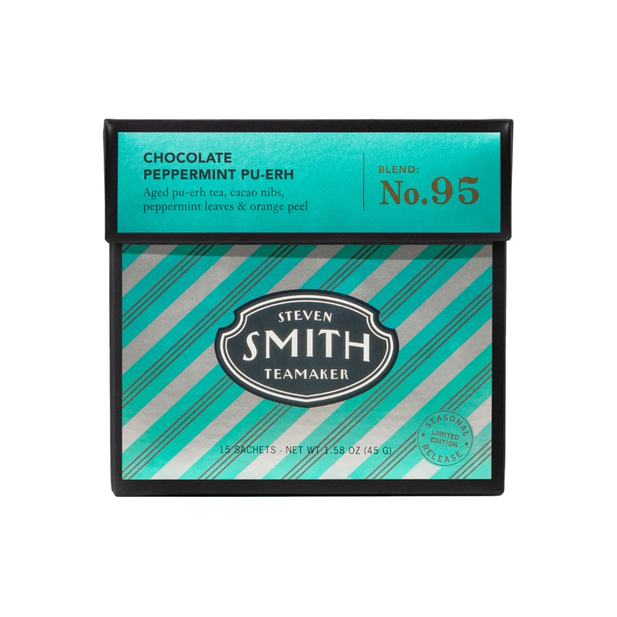 Smith Teamaker Wholesale Chocolate Peppermint Pu-erh, 15 sachets, Blend No. 95. - media