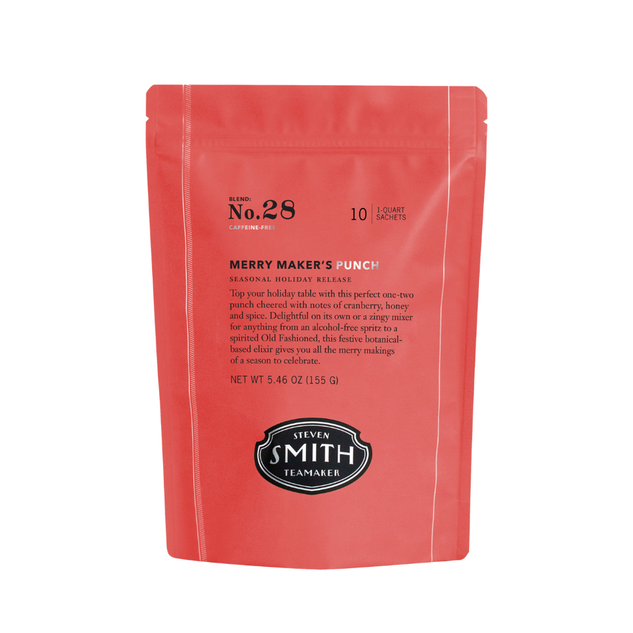 Red pouch of Smith Teamaker Wholesale Merry Maker