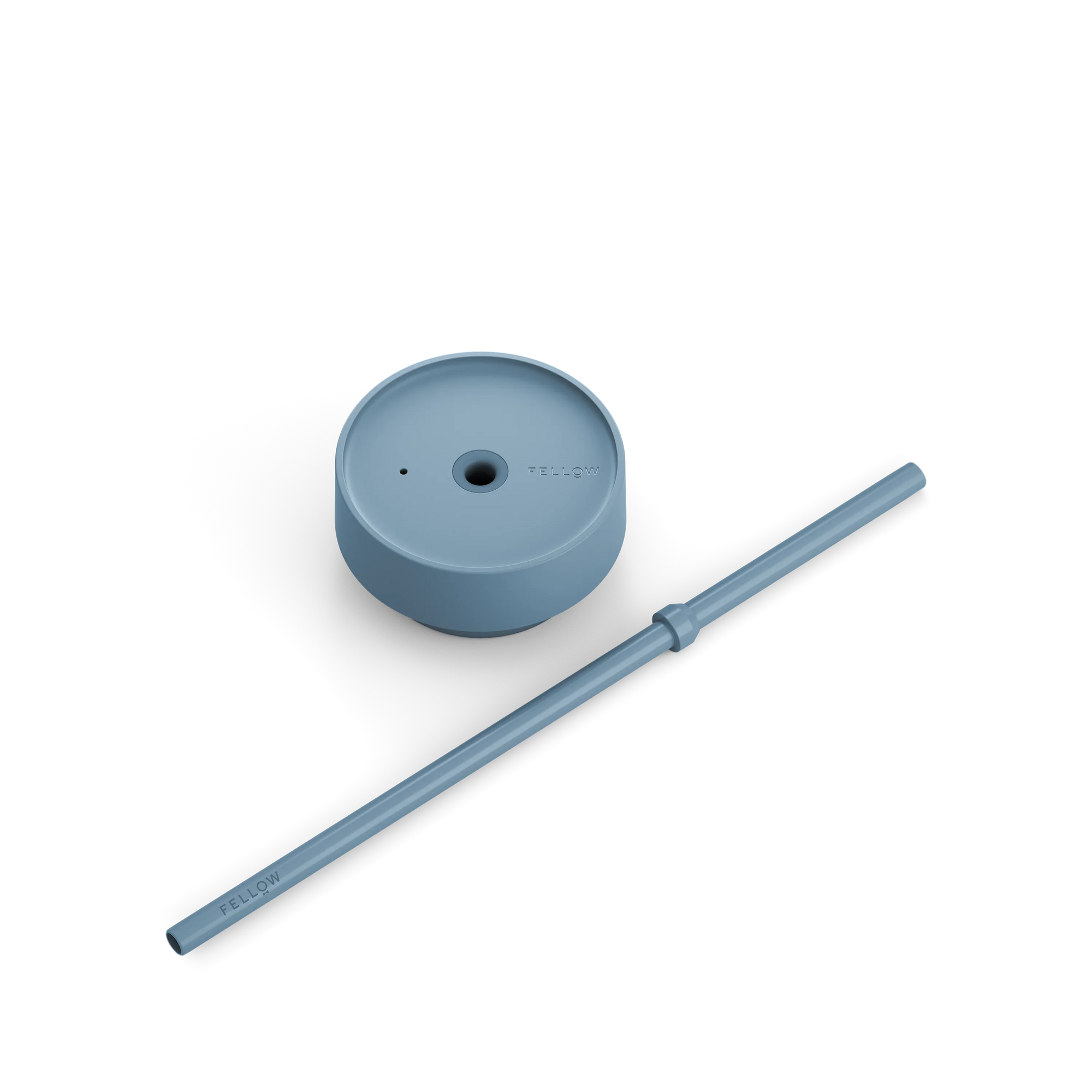 The Cold Lid + Straw - The Cold Lid + Straw - Hazy Blue / 16 oz | Fellow