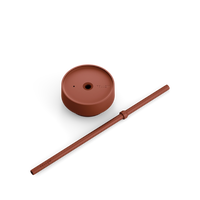 The Cold Lid + Straw - The Cold Lid + Straw - Sienna / 16 oz | Fellow - media thumbnail