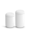 Family image of white mugs