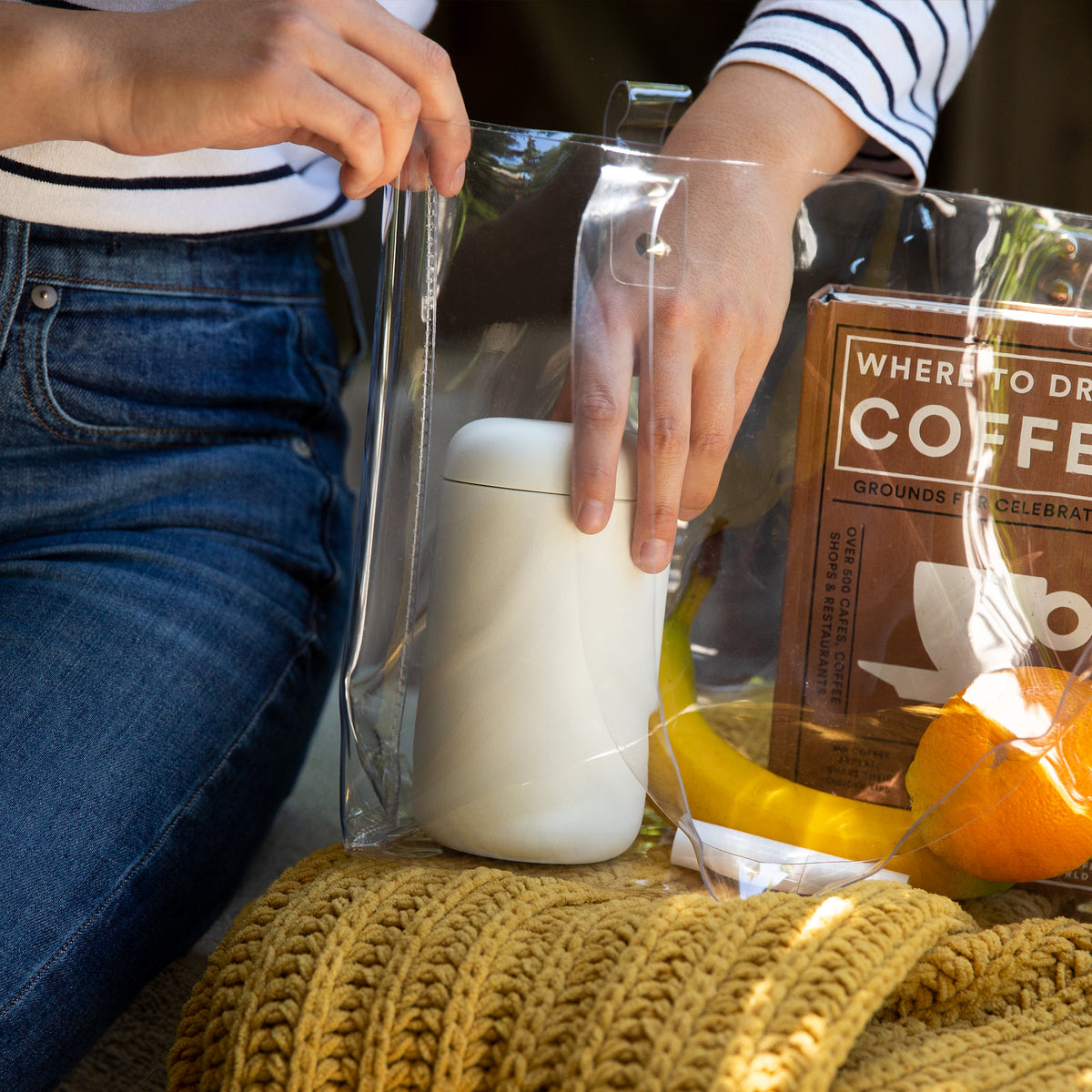 Lifestyle image of white mugs