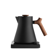 Corvo EKG Electric Kettle - Corvo EKG Electric Kettle - Pro Studio Edition / Matte Black + Walnut | Fellow - media thumbnail