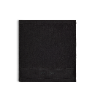 Fellow Espresso Barista Towel Set (3-Pack): black microfiber cloths for cleaning espresso machines.
