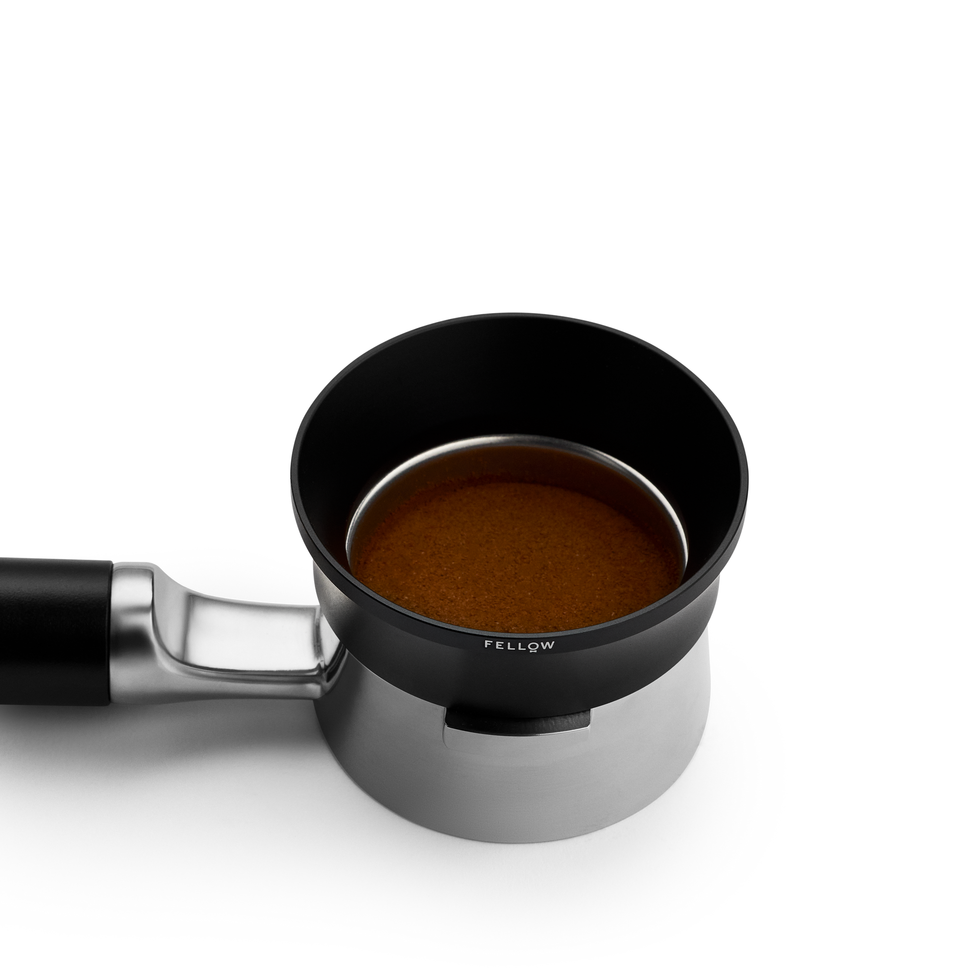 Fellow Espresso 58 mm Magnetic Dosing Funnel on a white background.